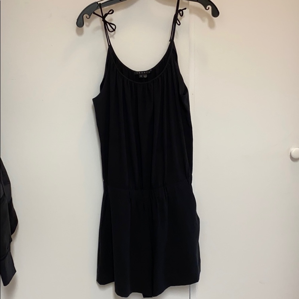 Theory Black Romper